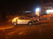  اللد: إصابة متوسطة لسائق بحادث طرق في شارع يوسفتل في المدينة